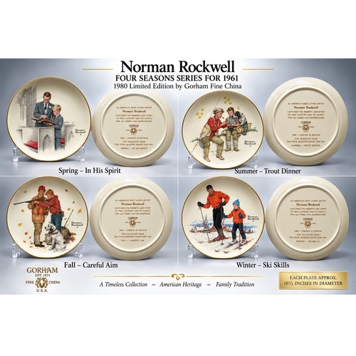 Norman rockwell 1961 gorham - norman,