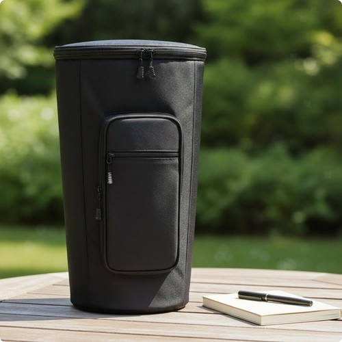 Hand drum bag with pocket - with,