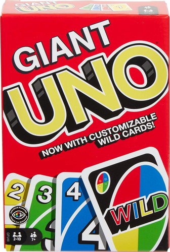 Mattel games giant - giant, uno
