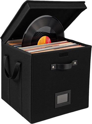 Vinyl record storage - box, for