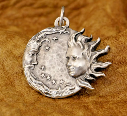 Moon sun face starry - face, star