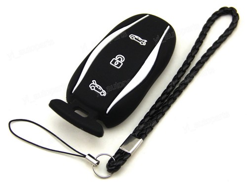 Black silicone case cover for - black,