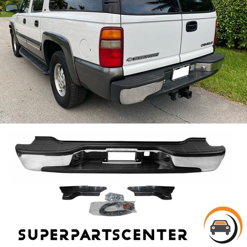 Chrome rear bumper assembly - chrome,