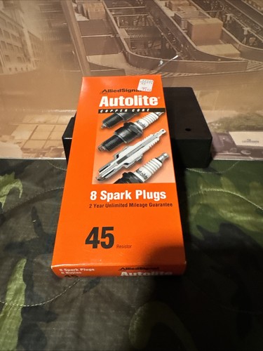 Autolite copper spark plugs - copper,