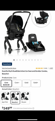 Evenflo shyft dualride infant - dualride,