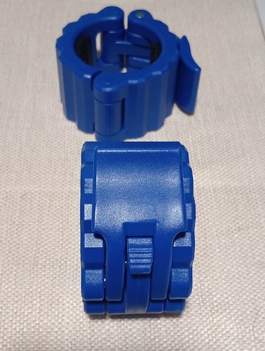 Blue dumbbell set olympic - blue, bar