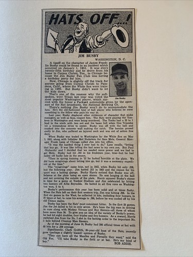 Jim busby washington senators - washington,