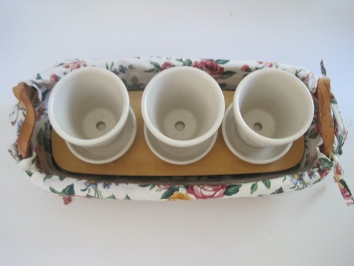 Longaberger flower pot basket - flower,