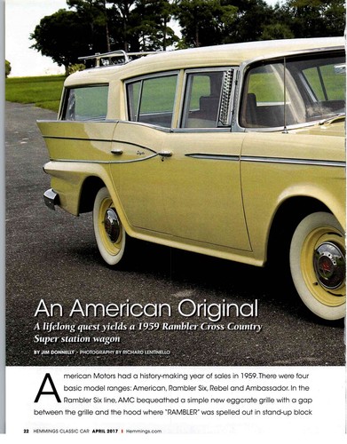 1959 amc rambler - super, cross