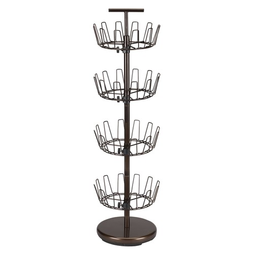 Metal four tier revolving - metal, shoe