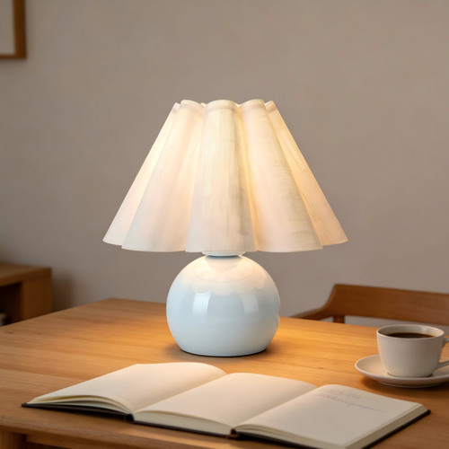 Table lamp with - , shade