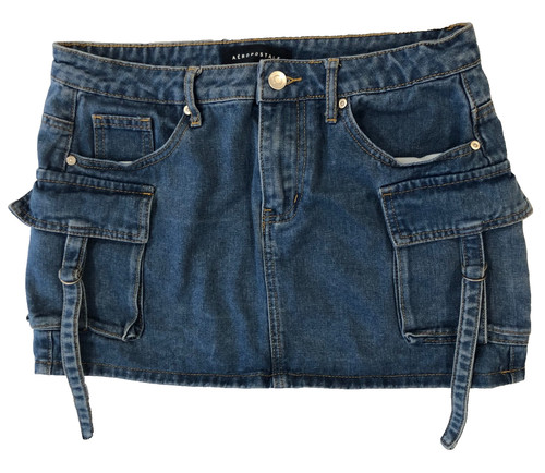 Aeropostale denim cargo mini - aeropostale,