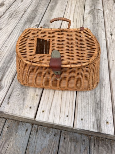 Vintage fishing creel - vintage,