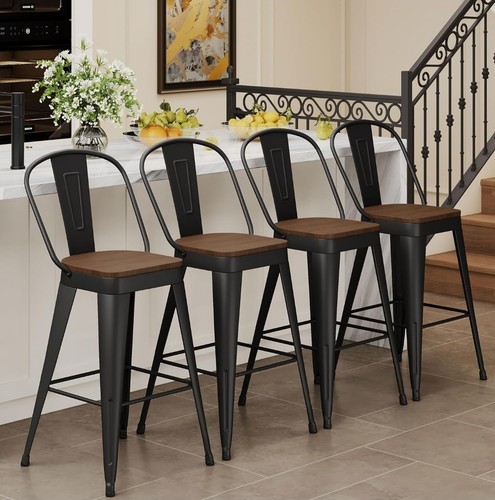 Metal bar stools - bar, 1