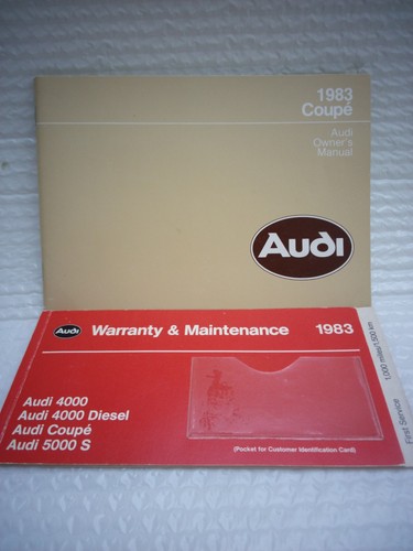 1983 audi coupe - 1983, owner's