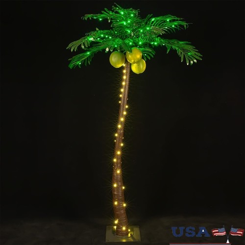 Lighted palm tree decoration - lighted,