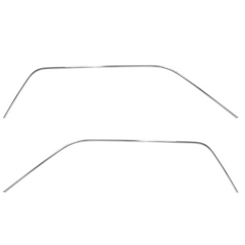 Drip rail molding chrome - drip,