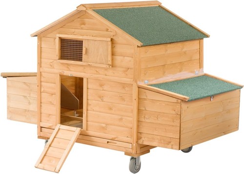 Mobile chicken coop with - mobile,