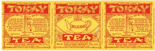 Can label vintage 1920s - can,