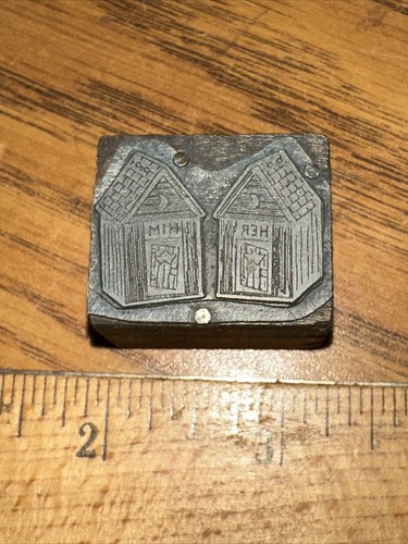 Print block his - print, her