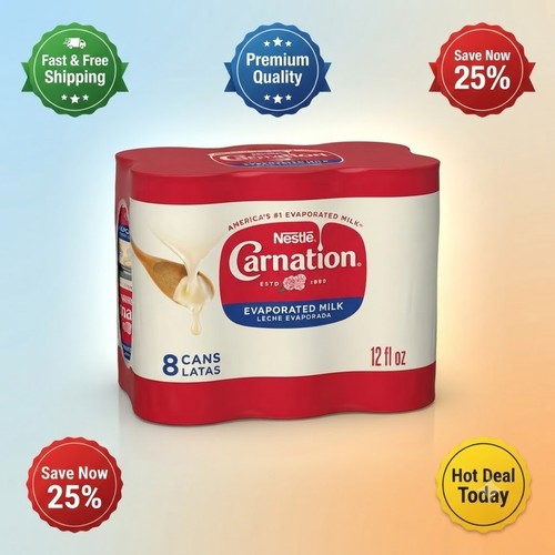 Carnation evaporated milk - evaporated, milk,