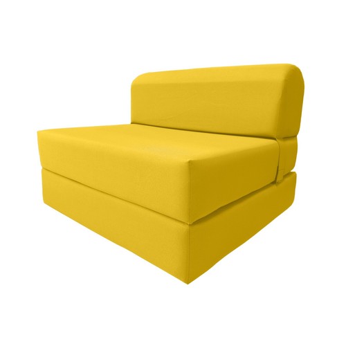 Yellow sleeper chair folding - chair,