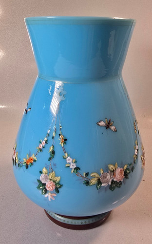 Antique biedermeier blue - antique,