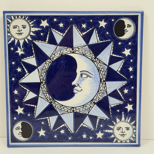 12x12 hand painted celestial - 12x12,