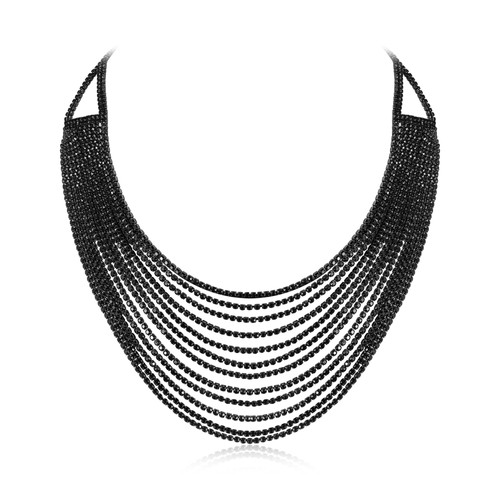 Sparkly rhinestone choker - sparkly,
