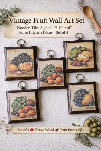 Vintage fruit wall - vintage, –