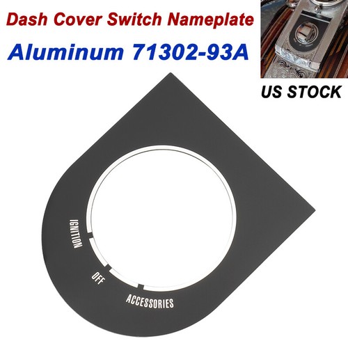 Aluminum dash cover switch - dash,