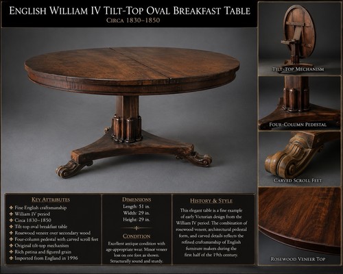 English rosewood tilt top - english,