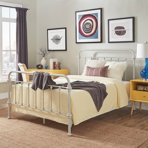 Queen size bed vintage - queen, antique