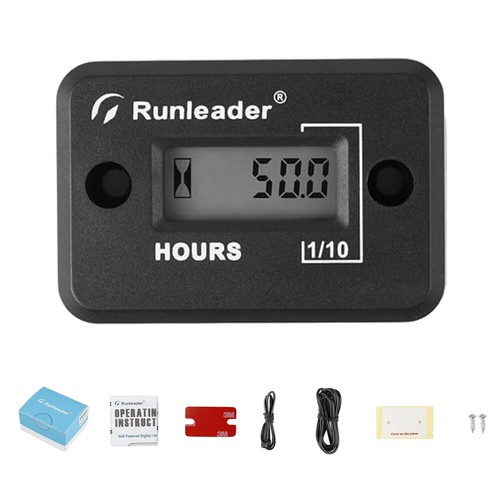 Inductive digital hour meter - digital,