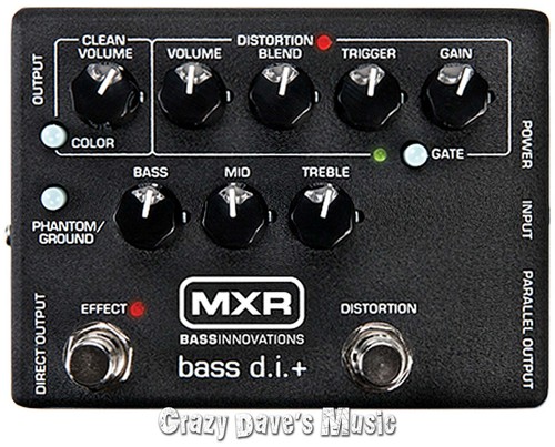 Mxr m80 bass distortion - d.i.+,