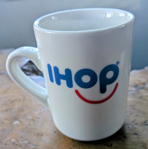 Ihop coffee cup - cup, smiling