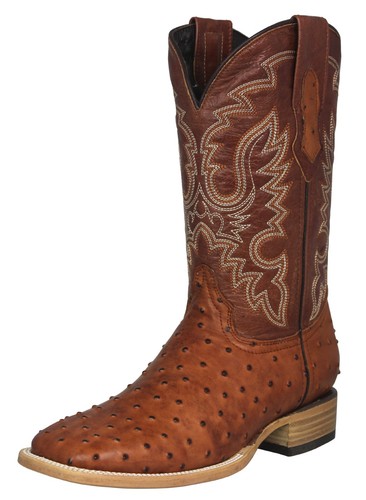 Mens cognac cowboy boots - cognac,