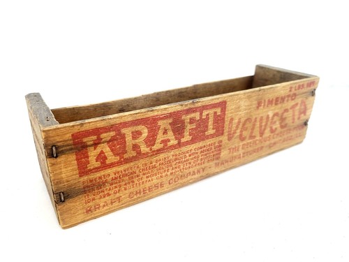 Vintage kraft wooden 2lb - vintage,