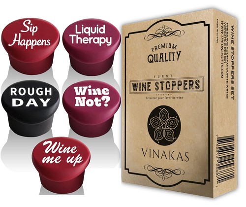 Funny silicone wine stopper - silicone,
