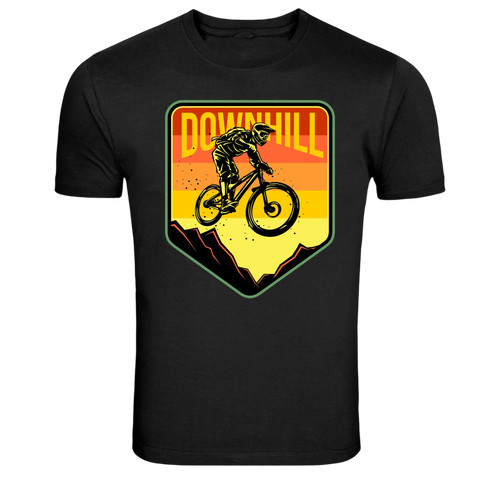 Downhill mountain bike - downhill, retro