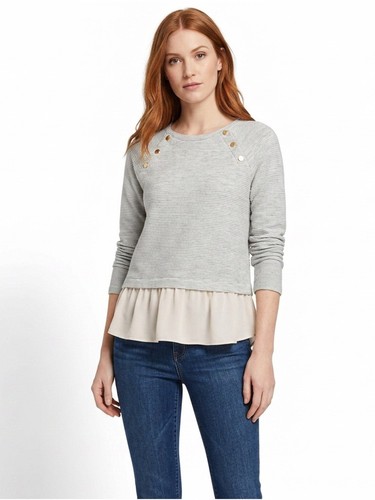 Loft women sweater gray - women’s,