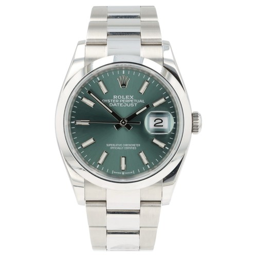 Rolex datejust mint - green, dial