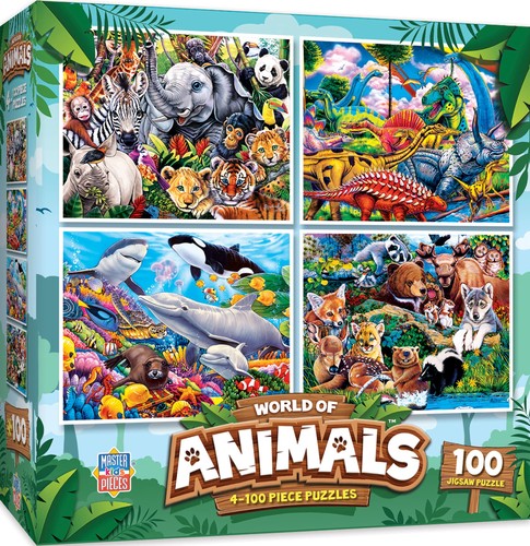 Masterpieces 100 piece animal - masterpieces,