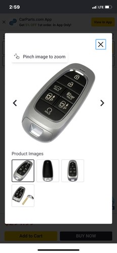 Hyundai sonata 2019 2023 key - hyundai,