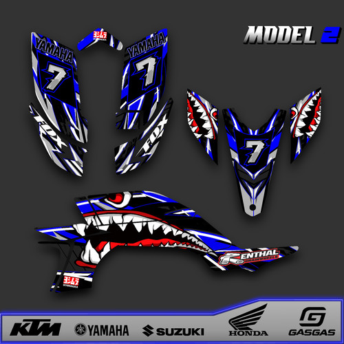 Custom yamaha yfz450 graphics - custom,
