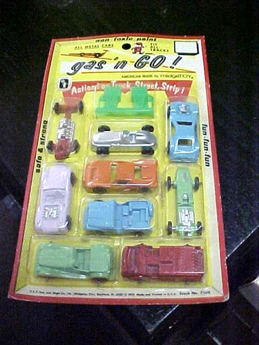 Vintage diecast car - hot, rod