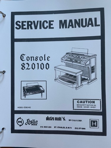 Hammond service manuals - hammond,