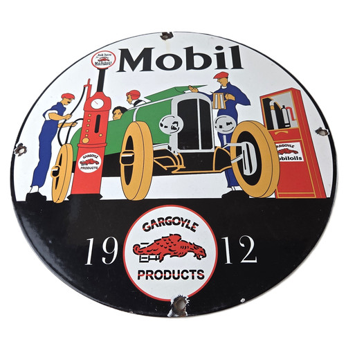 Vintage mobil sign - vintage,