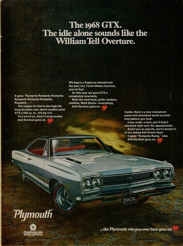 1968 plymouth gtx - plymouth, blue