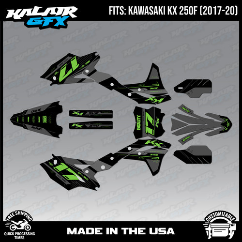 Graphics kit for - kit, kawasaki